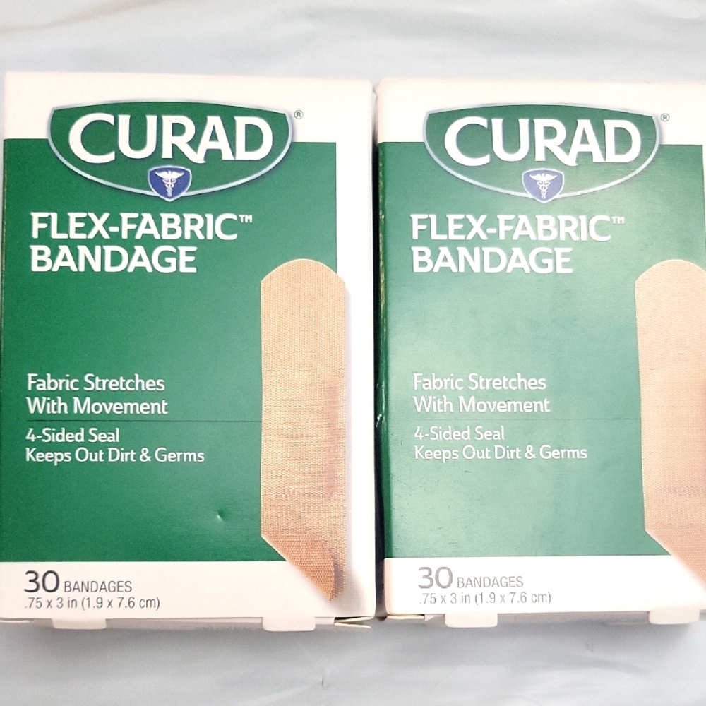 2x Curad Flex-Fabric Bandages 30 Pack